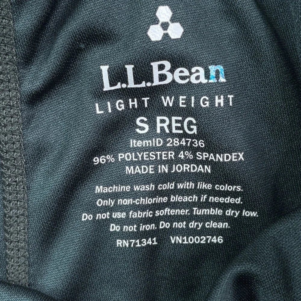 NEW LL Bean Pants Mens Small Gray Lightweight Base Layer Power Dry Leggings